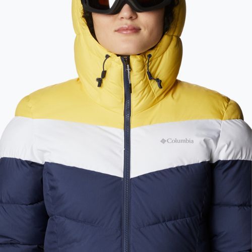 Dámska lyžiarska bunda Columbia Abbott Peak Insulated navy blue and yellow 1909971