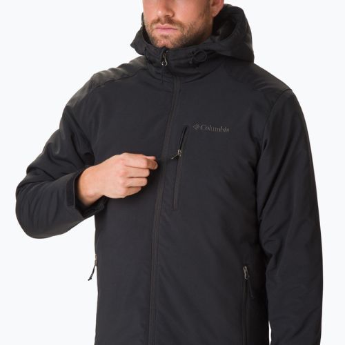 Columbia Gate Racer Softshell pánska bunda čierna 1557532