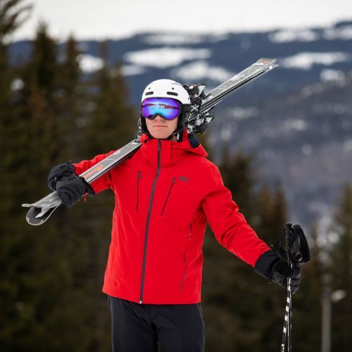 Pánska lyžiarska bunda Helly Hansen Alpha 3.0 červená 65551_162