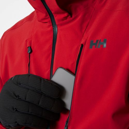 Pánska lyžiarska bunda Helly Hansen Alpha 3.0 červená 65551_162