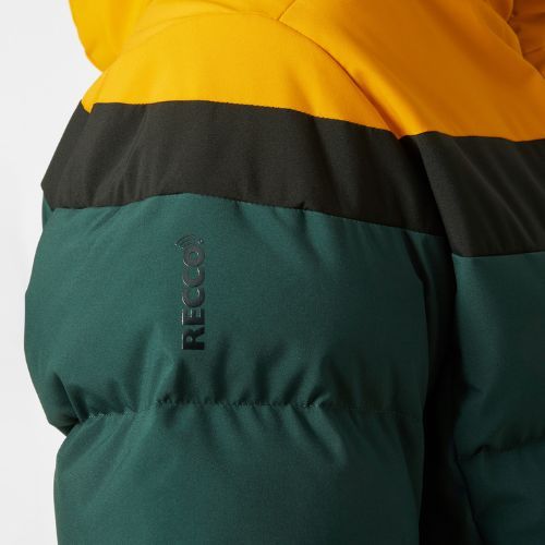 Helly Hansen pánska lyžiarska bunda Bossanova Puffy zeleno-žltá 65781_495