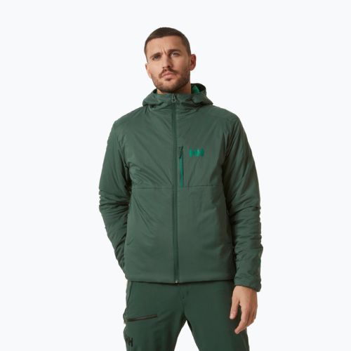 Pánska hybridná bunda Helly Hansen Odin Stretch Hooded Insulator najtmavšia smreková