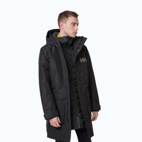 Helly Hansen pánska bunda do dažďa Rigging Coat black 53508_990-S