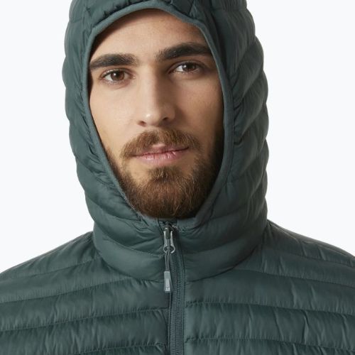 Helly Hansen pánska páperová bunda Sirdal Hooded Insulator 495 zelená 62989