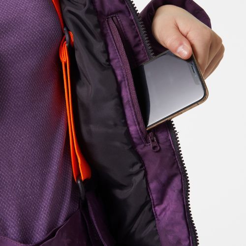 Helly Hansen Stellar detská lyžiarska bunda fialová 41762_670