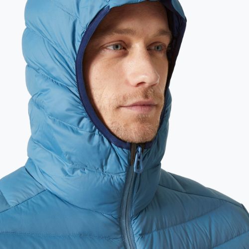 Pánska páperová bunda Helly Hansen Verglas s kapucňou 625 blue 63005