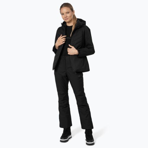 Dámska lyžiarska bunda 4F čierna H4Z22-KUDN003