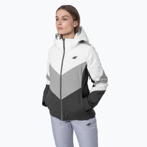 Dámska lyžiarska bunda 4F black-grey H4Z22-KUDN008