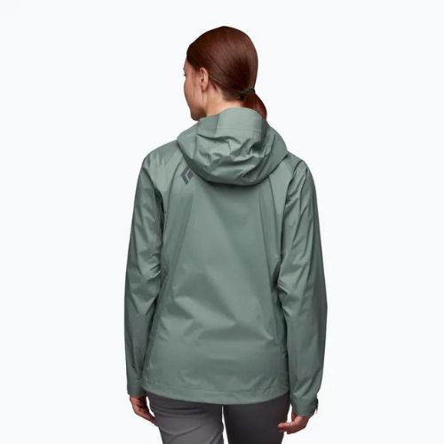 Dámska bunda do dažďa Black Diamond Stormline Stretch Green APM6973053LRG1