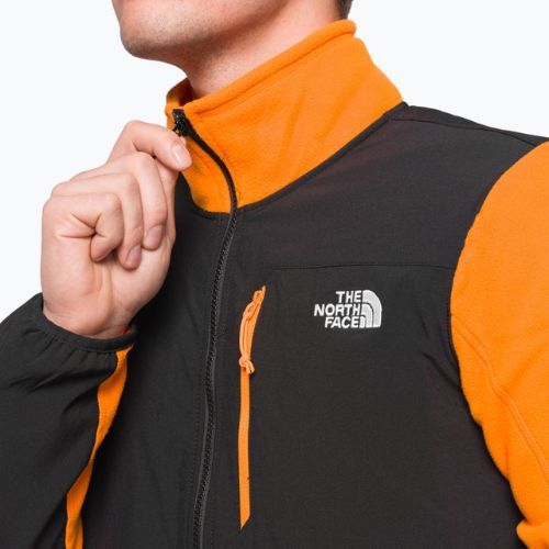 Pánska fleecová mikina The North Face Glacier Pro black and orange NF0A5IHS7Q61