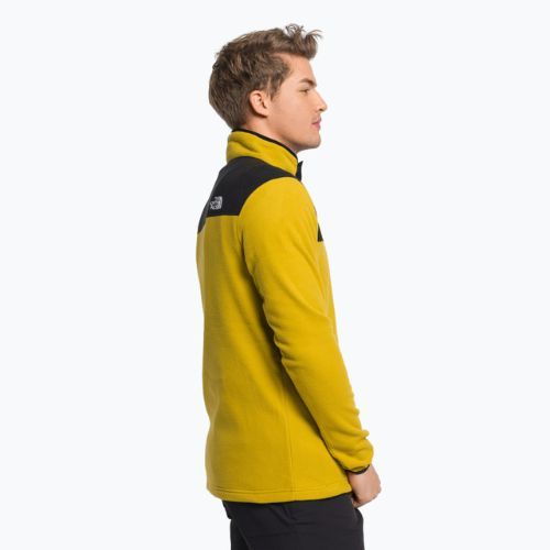 Pánska fleecová mikina The North Face Homesafe Snap Neck Fleece Pullover yellow NF0A55HM76S1