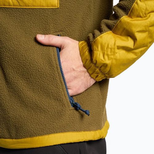 Pánska trekingová mikina The North Face Royal Arch FZ hnedo-žltá NFA7UJBCN1