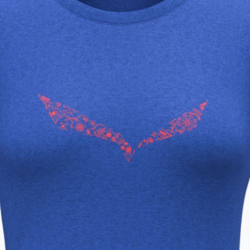 Dámske trekingové tričko Salewa Solid Dry blue 00-0000027019