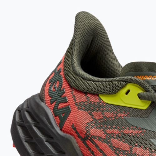 HOKA Speedgoat 5 pánska bežecká obuv tmavozelená 1123157-TFST