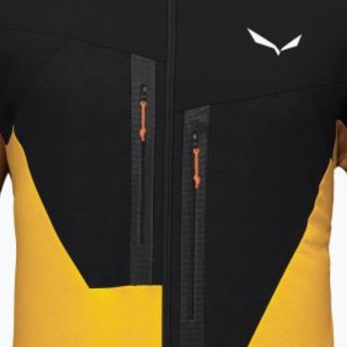 Pánska fleecová mikina Salewa Ortles AM black/yellow 00-0000028178