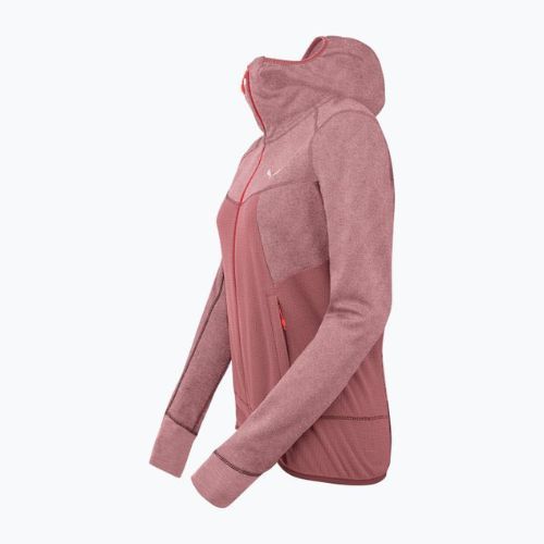 Salewa dámska fleecová mikina Puez Hybrid PL FZ Hoody ružová 00-0000027389