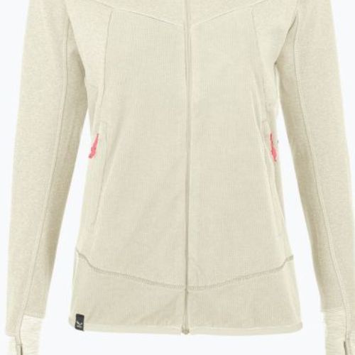 Dámska fleecová mikina Salewa Puez Hybrid PL FZ Hoody beige 00-0000027389