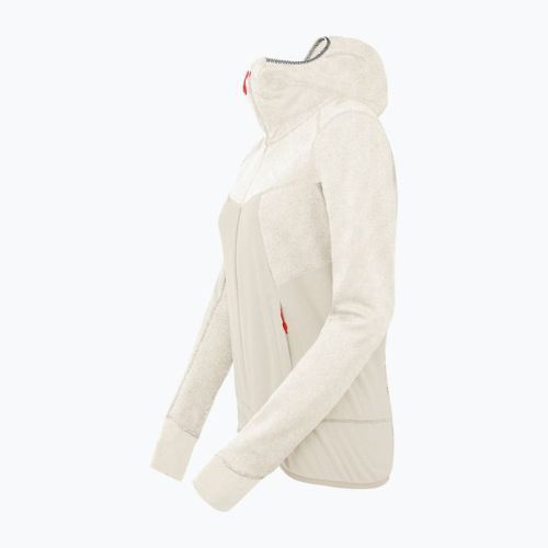 Dámska fleecová mikina Salewa Puez Hybrid PL FZ Hoody beige 00-0000027389