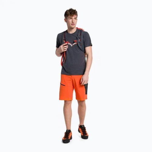 Pánske trekingové tričko Salewa Lines Graphic Dry navy blue 00-0000028065