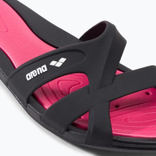 Dámske žabky arena Athena Hook black/pink 80680/509
