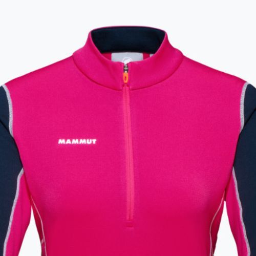 Dámska trekingová mikina MMMUT Aenergy ML Half Zip Pull pink and navy blue