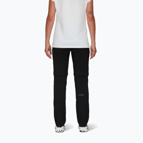 Dámske trekingové nohavice MAMMUT Runbold Zip Off black