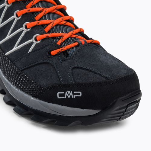 Pánske trekové topánky CMP Rigel Mid grey-orange 3Q12947