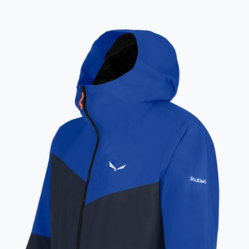Salewa pánska bunda do dažďa Puez GTX 2L modrá 00-0000028505