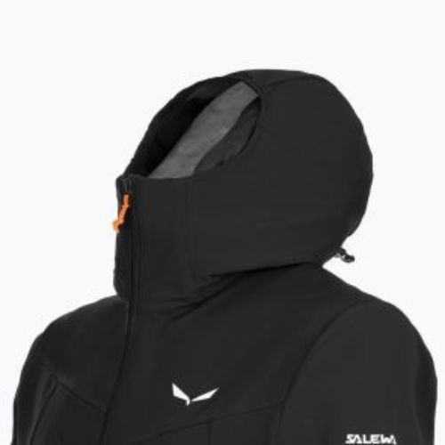 Salewa pánska softshellová bunda Sella DST black 00-0000028468