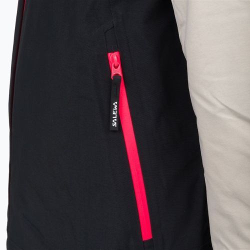 Salewa Sella Ptx/Twr detská lyžiarska bunda beige/black 00-0000028490