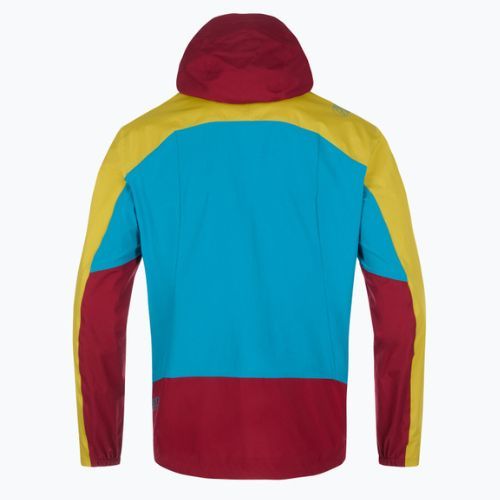 Pánska membránová bunda do dažďa La Sportiva Crizzle EVO Shell červená/žltá L75320723