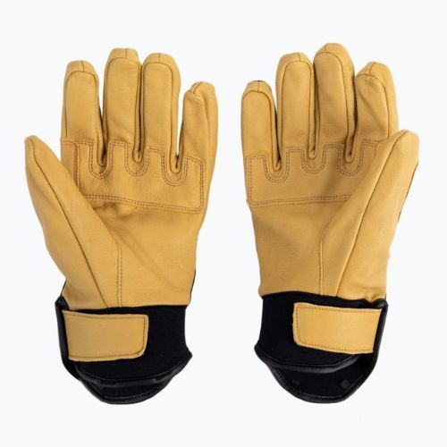 Salewa Ortles Am Leather pánske horolezecké rukavice čierne 00-0000028511