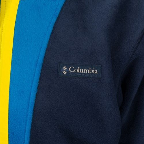 Columbia Back Bowl pánska fleecová mikina modrá 1872794