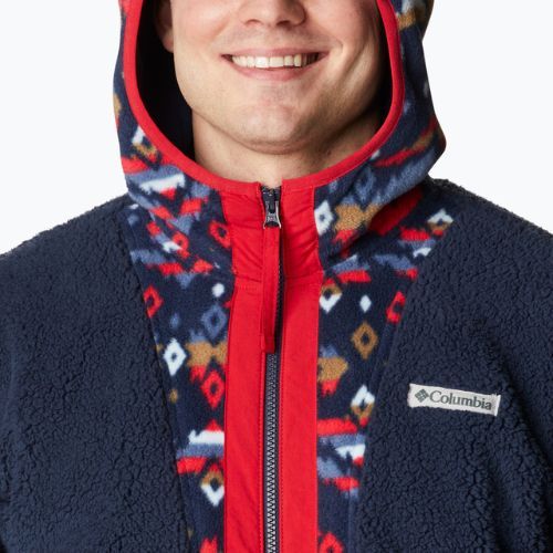 Columbia pánska fleecová mikina Backbowl Sherpa navy blue 1952403