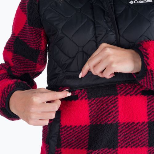 Columbia Sweet View Fleece dámska treková mikina červená 1958643