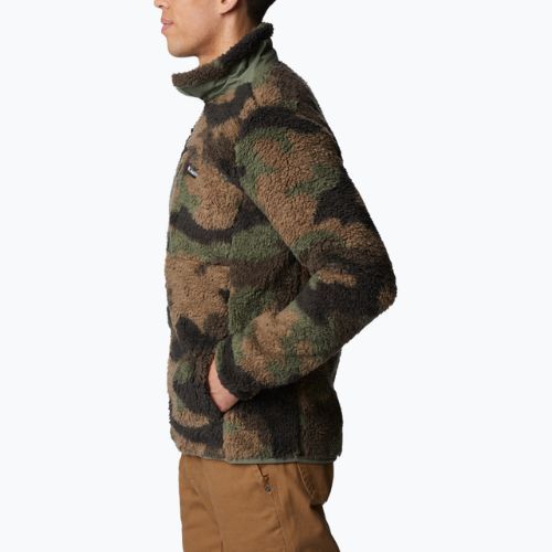 Columbia pánska mikina Winter Pass Print Fleece hnedá 1866565