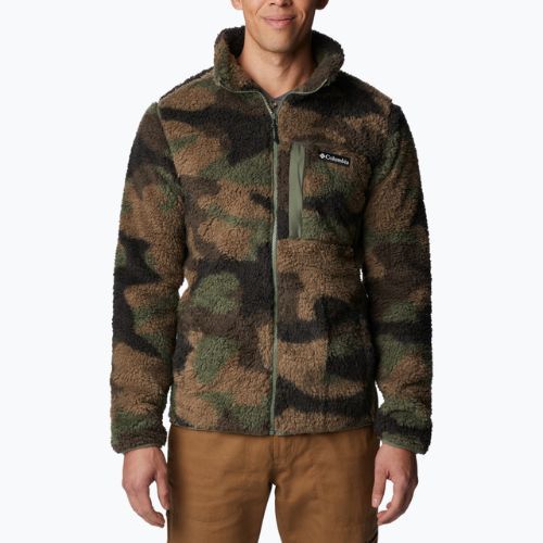 Columbia pánska mikina Winter Pass Print Fleece hnedá 1866565