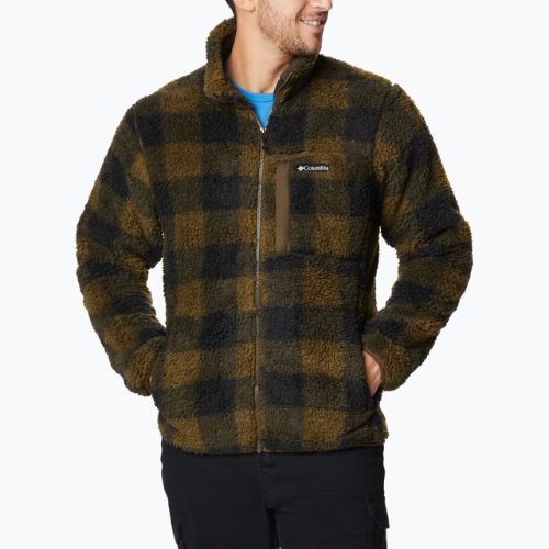 Columbia pánsky Winter Pass Print Fleece green 1866565