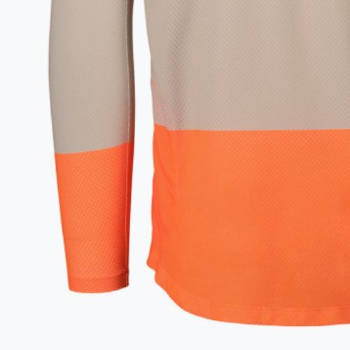 Pánske cyklistické oblečenie s dlhým rukávom POC MTB Pure light sandstone beige/zink orange