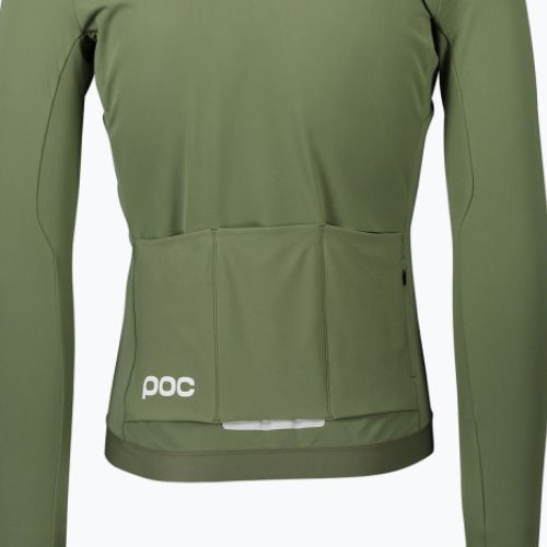 Pánske cyklistické oblečenie s dlhým rukávom POC Ambient Thermal Jersey epidote green