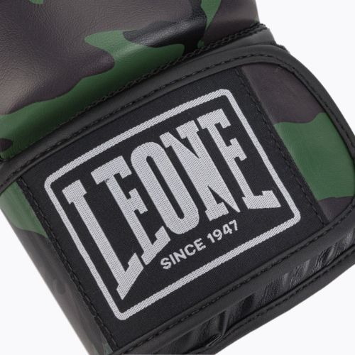 Zelené boxerské rukavice Leone camo GN324