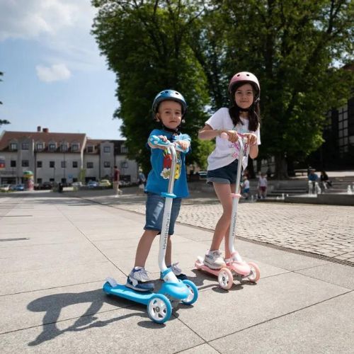 HUMBAKA Zábavná detská kolobežka ružová KS001