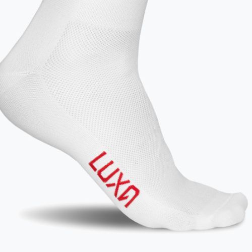 LUXA Flag bielo-červené cyklistické ponožky LAM21SPFS