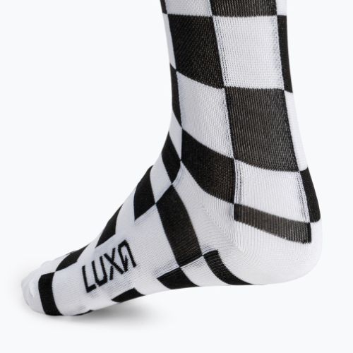 Cyklistické ponožky LUXA Squares black and white LUHE21SSQS