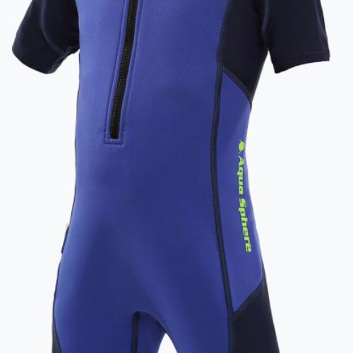 Aquasphere Stingray HP2 SS detský neoprénový neoprénový oblek modrý a tmavomodrý SJ43542046