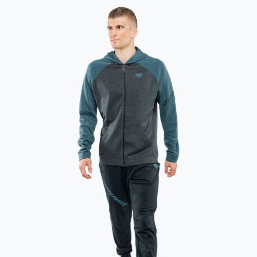 DYNAFIT pánska fleecová mikina 24/7 PTC Zip Hoody modrá 08-0000071506