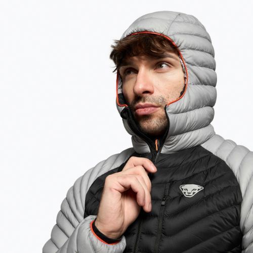 Pánska bunda DYNAFIT Radical Dwn RDS Hood skit sivá 08-0000070914