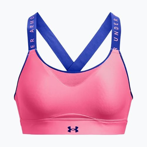 Under Armour Infinity High fitness podprsenka ružová 1351994