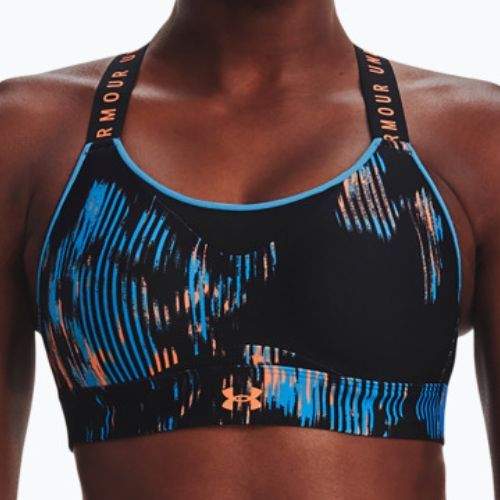 Under Armour Infinity High Print fitness podprsenka čierna 1369026