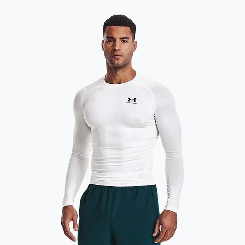 Under Armour pánske tričko s dlhým rukávom Ua Hg Armour Comp LS white 1361524-100